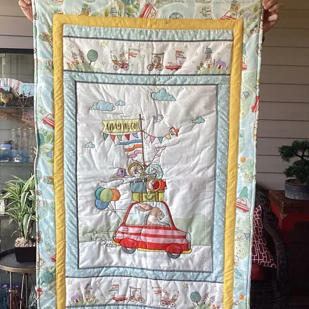 New with Tags Children's Adventure Hand Crafted Quilt